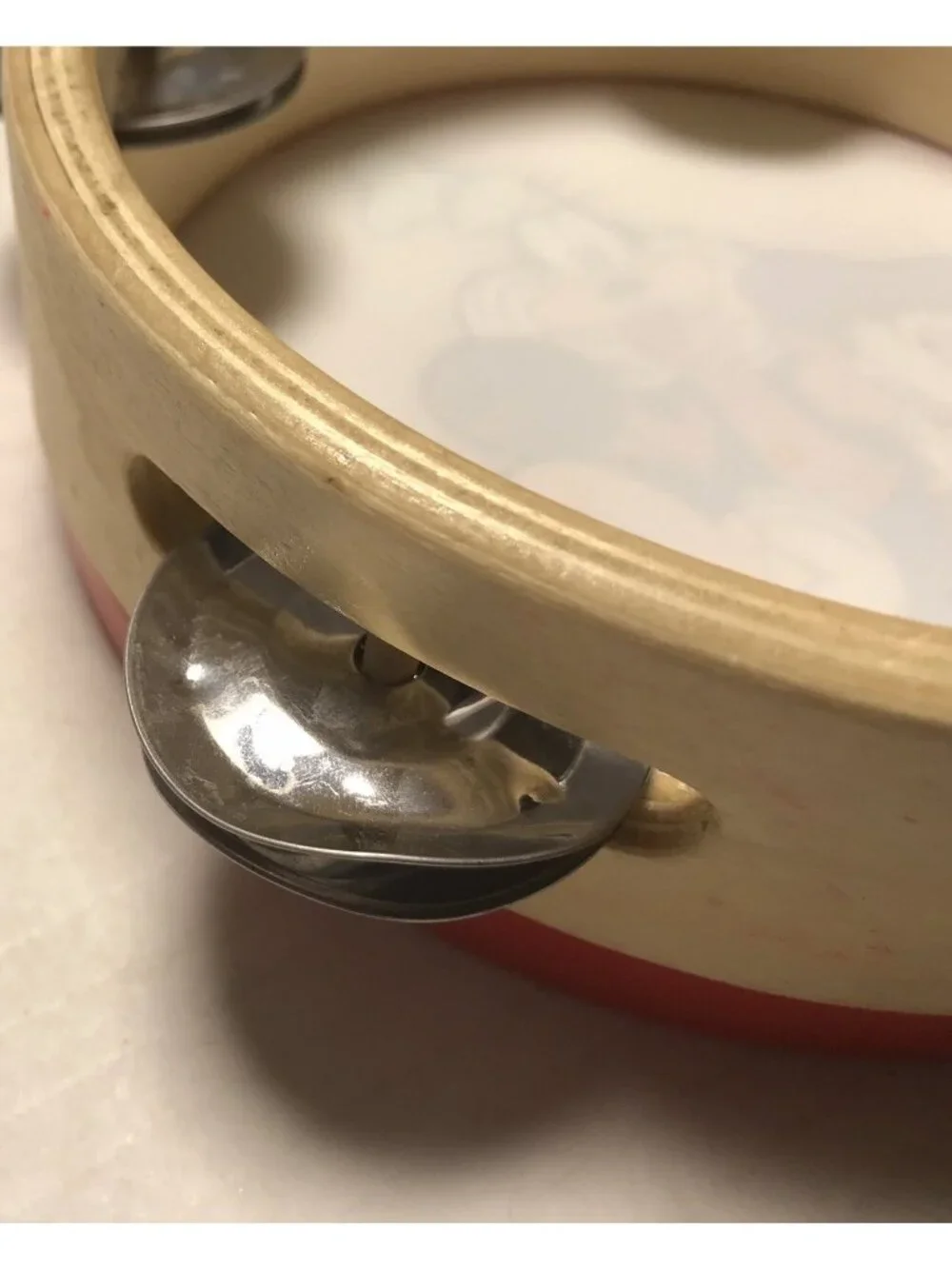 Vintage Mickey Mouse Donald Duck Goofy Tambourine